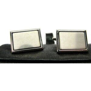 Cufflinks Stainless Rectangular Vintage Tux Shirt Dress Suit